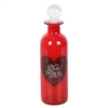 ## Red Decorative Love Potion Glass  Bottle