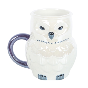 ## Owl Shaped Ceramic Iridescent Mug