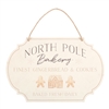NORTH POLE BAKERY HANGING SIGN