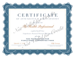 CEU Certificate of Attendance & Participation