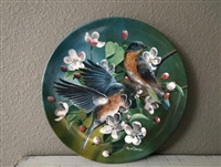 Eastern Bluebird 1986 Vintage Collector Plate Knowles Fine China by Kevin Daniel