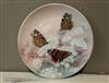 Butterfly Collector Plate Vintage Red Admirals by Lena Liu on W.S. George Fine China - 1989