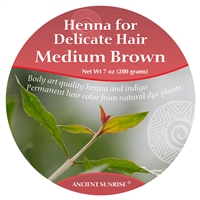 Henna for Delicate Hair Medium Brown Kit