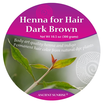 Sample Henna for Hair Dark Brown  Kit