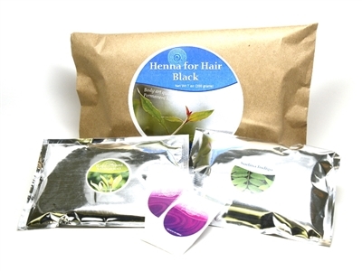 Ancient Sunrise Henna For Hair Black Kit