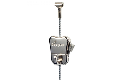 Zipper Clip and Shades cobrahead with steel cable (for loads up to 44 lbs)