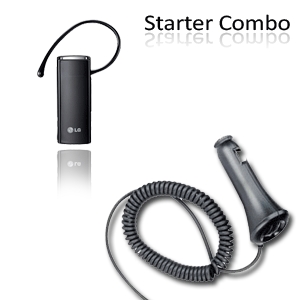 Starter Combo: Bluetooth Head Set & Car Charger