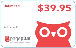 Page Plus Unlimited $39.95 Recurring Monthly Auto-Pay