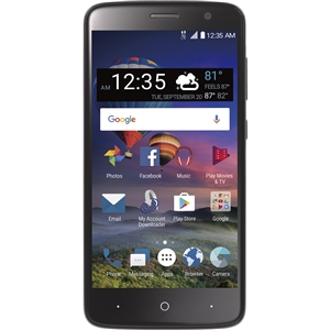 ZTE ZMAX One 4G LTE - Black For Page Plus