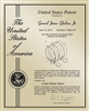 Patent Plaques Custom Wall Hanging Contemporary Metal Patent Presentation Plate - 10" x 13" Gold.