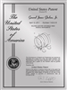 Patent Plaques Custom Wall Hanging Contemporary Metal Patent Presentation Plate - 9" x 12" Silver.