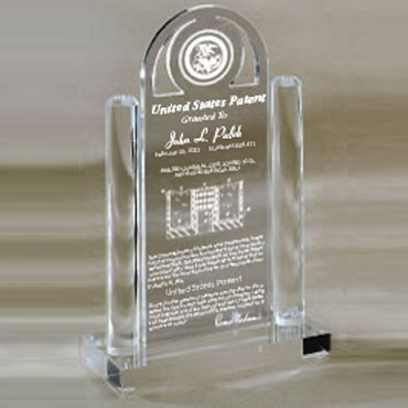 Patent Plaques Custom Desktop Modern Patent Award.