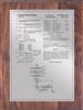 Patent Plaques Custom Wall Hanging Traditional Patent Plaque - 9" x 12" Silver and Walnut.
