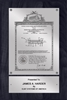 Patent Plaques Custom Wall Hanging Vintage Patent Plaque - 8" x 12" Silver and Black.