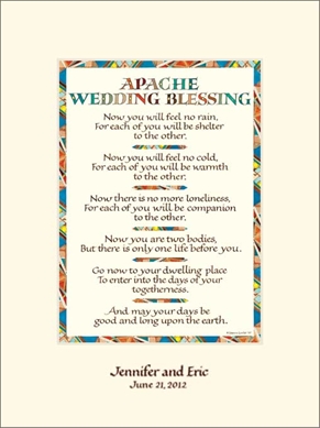 wedding blessing personalized