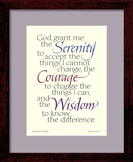 serenity prayer