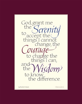 serenity prayer