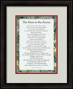 the man in the arena