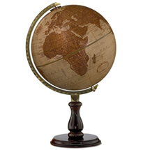Leather Expedition Globe By Replogle