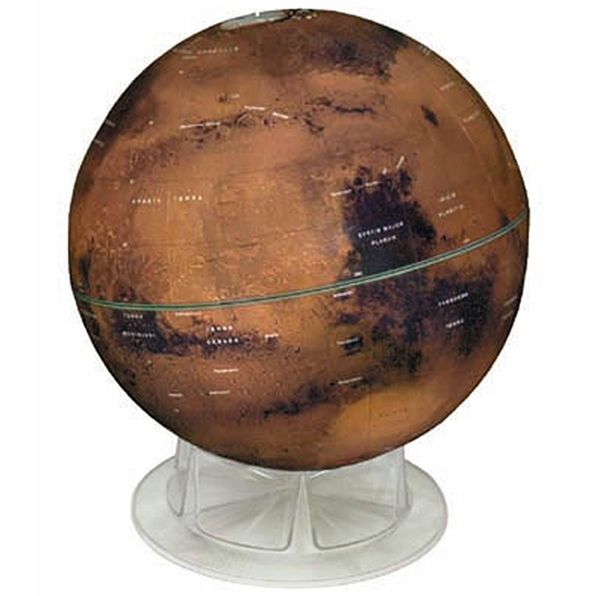 Mars Globe By Sky And Telescope