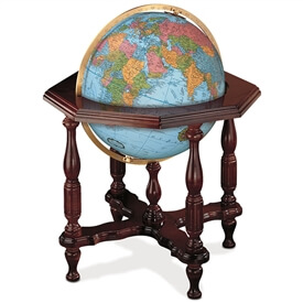 Statesman Globe Blue Oceans By Replogle