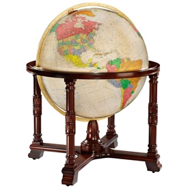 Diplomat Globe Antique Oceans By Replogle