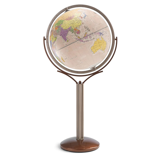 Magellano Antique Ocean Globe By Zoffoli