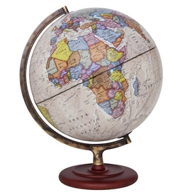 Ambassador II Illuminated Globe by Waypoint Geographic | 12" Desktop Globe