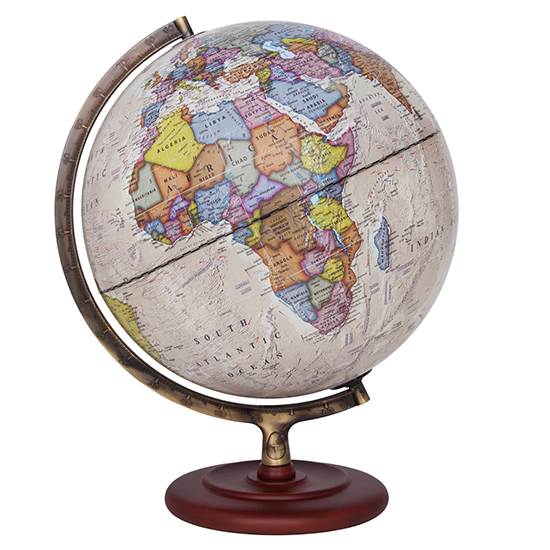 Ambassador II Illuminated Globe by Waypoint Geographic | 12" Desktop Globe