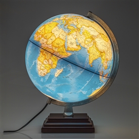 Odyssey II Illuminated Globe by Waypoint Geographic | 12" Desktop Globe