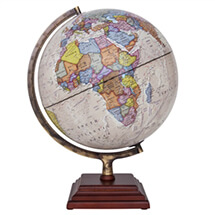 Atlantic II Illuminated Globe by Waypoint Geographic | 12" Desktop Globe