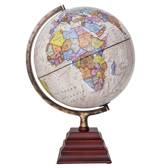 Peninsula II Illuminated Globe by Waypoint Geographic | 12" Desktop Globe