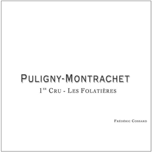A791 FREDERIC COSSARD PULIGNY MONTRACHET 1ER CRU LES FOLATIERES 2020 750ml x 6 [En Primeurs 2020 - Delivery in 2022]