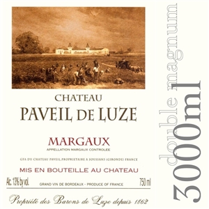 3930 CH.PAVEIL DE LUZE MARGAUX 2013 3000ml