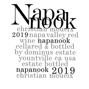 B178 NAPANOOK DOMINUS ESTATE NAPA VALLEY 2019 750ml x 6 [OWC6, Stock in France]