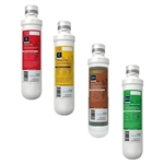 AquaticLife Twist-In Compact Replacement Sediment, Carbon, DI Cartridge & RO Membrane Package