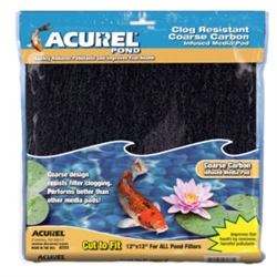 Acurel Coarse Carbon Pond Filter Media Pad 12" x 12"