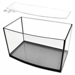 AquaTop 14.3G Eurostyle Bowfront Glass Aquarium (ES-24) WITH LID