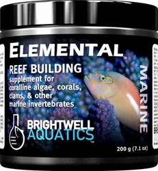 Brightwell Aquatics Elemental Dry Reef Building Supplement, 200 grams