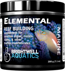 Brightwell Aquatics Elemental Dry Reef Building Supplement, 400 grams