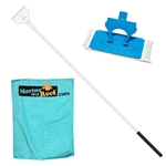 Continuum Aquatics AquaBlade-M Scraper, 35" Glass, AquaBlade-Mop, & Towel Package