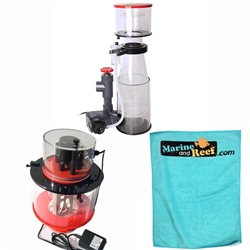 Reef Octopus Classic 150INT Protein Skimmer & Reef Octopus OCTO Protein Skimmer Cleaner-150 Neck Cleaner & Towel Package