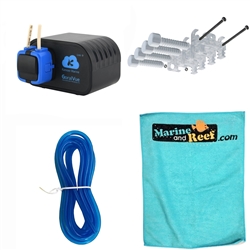 Kamoer F1 Liquid Dosing Pump, Dosing Tube Holder, 10 Feet Blue Tube & Towel Package