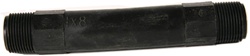 Nylon Nipple 3/4" MPT x 3/4" MPT x 8" length, black