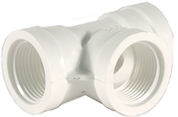 Schedule 40 PVC Tee 1-1/2" Thread