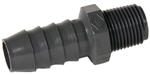 Schedule 40 PVC Straight Insert Adapters 1/2" MPT x 1" Hose Barb