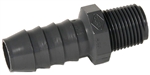 Schedule 40 PVC Straight Insert Adapters 3/4" MPT x 5/8" Hose Barb
