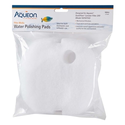 Aqueon QuietFlow Canister Filter 200 Replacement Polishing Pads, 2-Pack