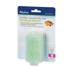 Aqueon QuietFlow 10 Phosphate Filter Pads, 4-Pack (Item # 06284)