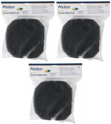 Aqueon QuietFlow Canister Filter 200 Replacement Coarse Foam Pads, 6-Pack Package